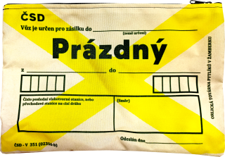 ŠÍBR - Vozová nálepka PRÁZDNÝ